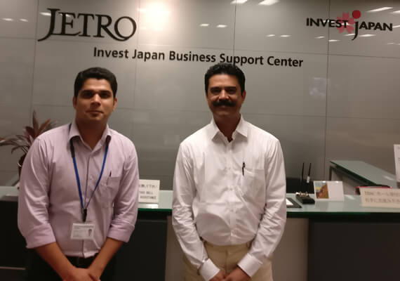 DHAVAL RAVAL社長はJETRO東京を表敬訪問させて頂きました。インドと日本の企業の間の様々なビジネスチャンス について意見交換 (2017年9月)